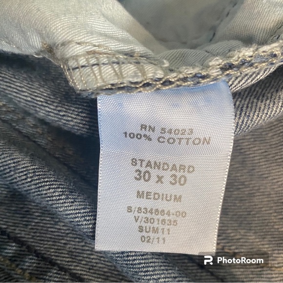 Gap men’s 1969 jeans standard Sz 30 x 30 - Picture 5 of 11